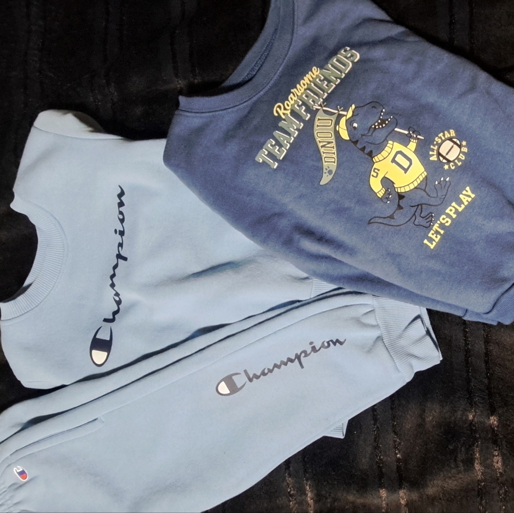 Champion Blue Sweatshirts